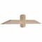 Ekena Millwork Eugene Smooth Timber Gable Bracket, Douglas Fir, 48"W x 8"H x 3 1/2"D x 3 1/2"F, 4/12 Pitch GBW048X08X0404EUG00SDF - alternate 3